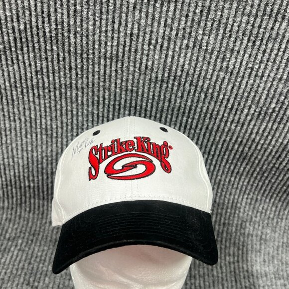 Strike King Autographed Baseball Cap By Mark Rose White‎ Hat Adjustable Fishing - Picture 14 of 14